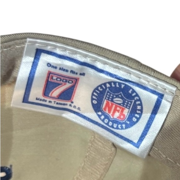 Vintage 1998 LOGO 7 Super Bowl XXXIII NFL Football SnapBack Hat OSFA NWT - Picture 9 of 9